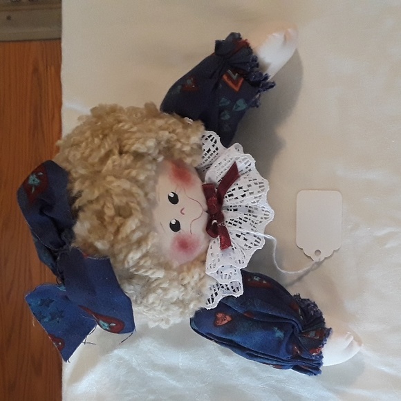 NWOT Rag Doll Mason Jar Topper - Picture 1 of 7